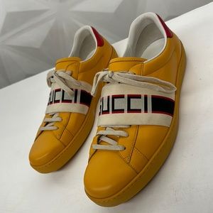 Yellow Gucci men’s size 12